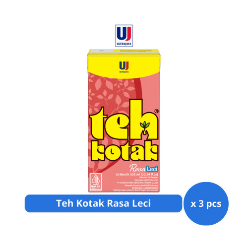 

Teh Kotak Rasa Leci 300ml x 3 pcs