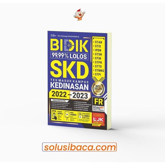 Buku Tes Masuk Kedinasan Bidik 99,99% Lolos Skd Kedinasan 2022-2023 |