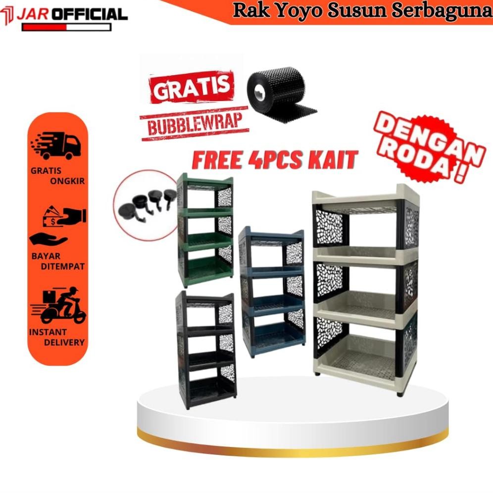 Rak Yoyo Serbaguna / Rak Serbaguna roda / RAK PLASTIK / Rak sepatu / Rak yoyo / Rak kosmetik