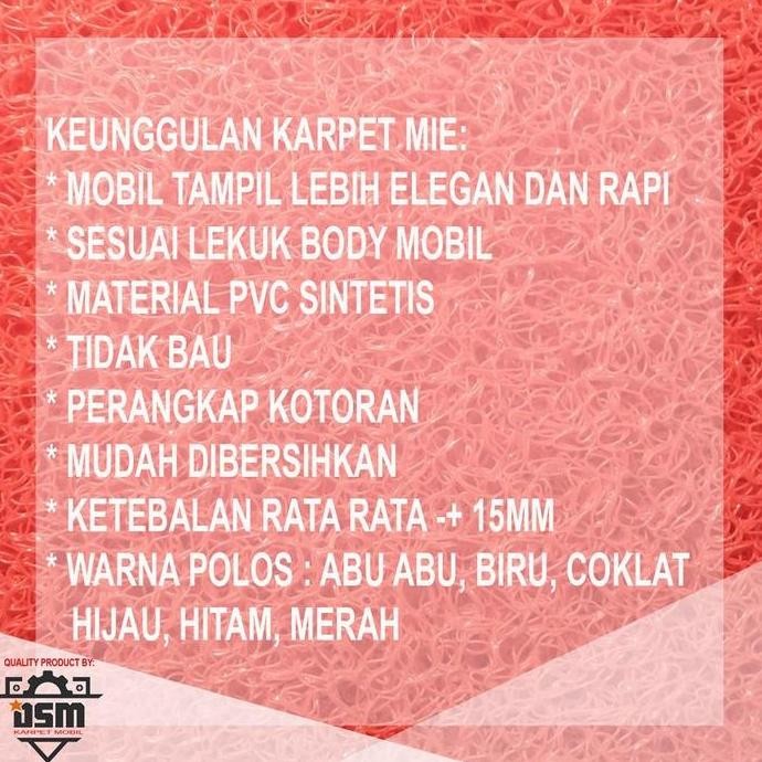 KARPET MOBIL CHEVROLET CAPTIVA - FULL BAGASI / KARPET MIE CAPTIVA / AKSESORIS MOBIL CAPTIVA ORIGINAL