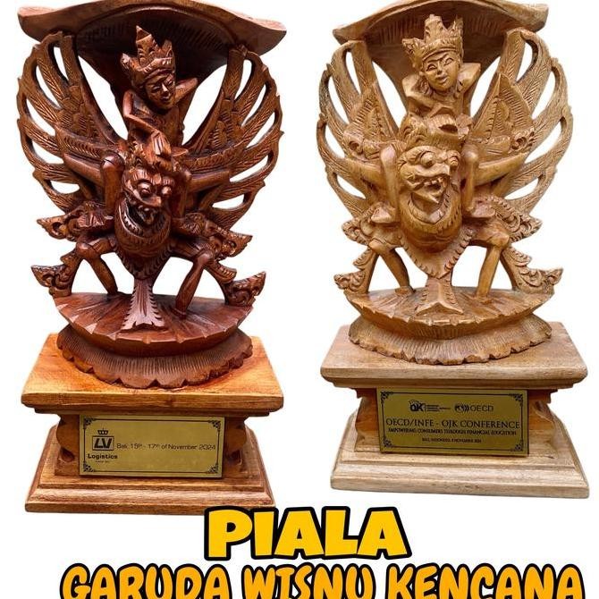 =====] Piala Garuda Wisnu Kencana Tinggi 28 cm - Plakat Garuda Wisnu - Plakat GWK - Piala Patung Bal