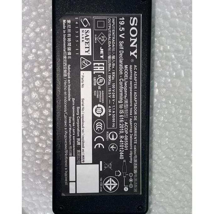 Terbaru! (Promo) Adaptor Tv Led Lcd Sony 19.5 Volt 4.36 Ampere - Adaptor Sony 19.5V 4.36A Ori
