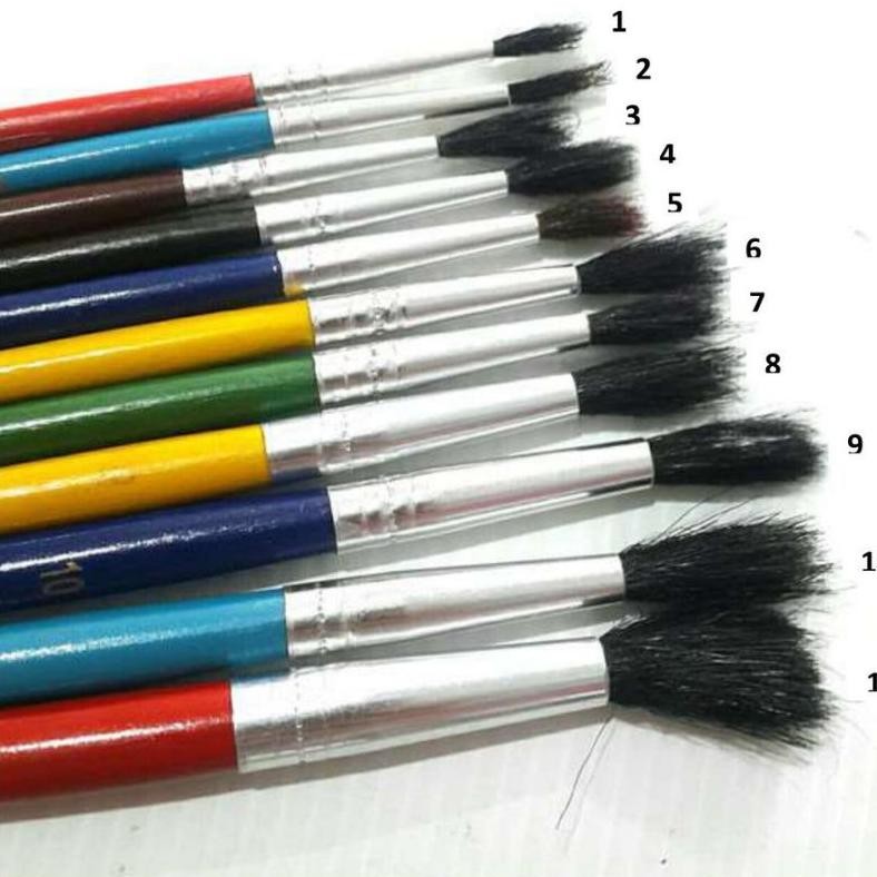 

Cuci Gudang Kuas Lukis/Kuas Cat Air Pagoda ( 12 Pcs ) Cuci Gudang