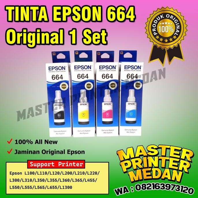 """] TINTA EPSON 664 L360 New Original