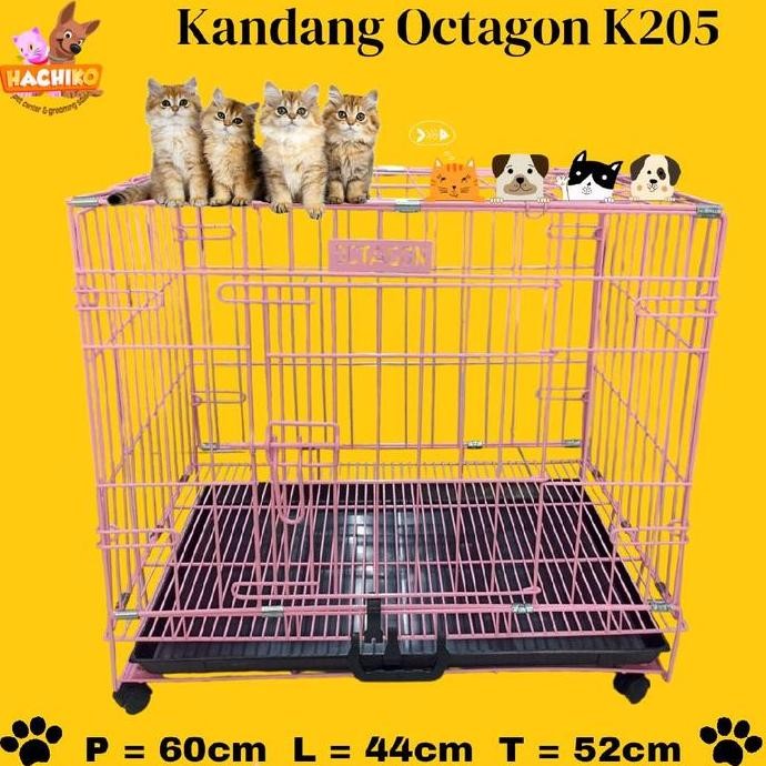 Kandang Octagon K205/Kandang Kucing Anjing