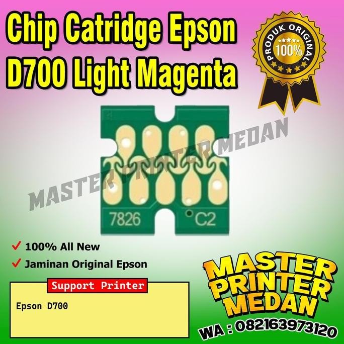 """] Chip Epson D700 - IC Chip Catridge SL-D700 / D700 - Light Magenta