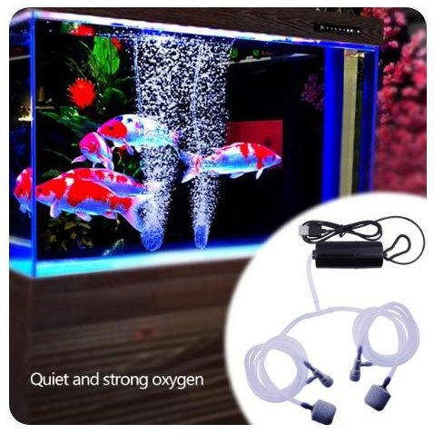 Bst Ready Mini Airpump Aerator Mesin Pompa Udara Usb Powerbank Portable Pancing Best Seller