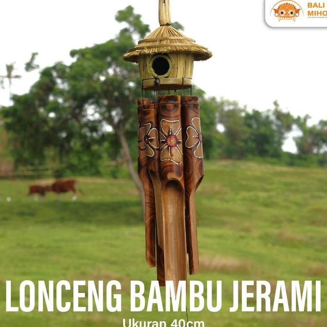 $$$$] LONCENG BAMBU/LONCENG ANGIN BAMBU/GANTUNGAN BAMBU/JERAMI/BALI/KLONTONG