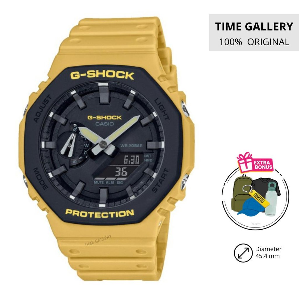 Jam Tangan Casio G-SHOCK 24Bln GA-2110SU-9ADR GA2110SU-9DR 2110 9A 9
