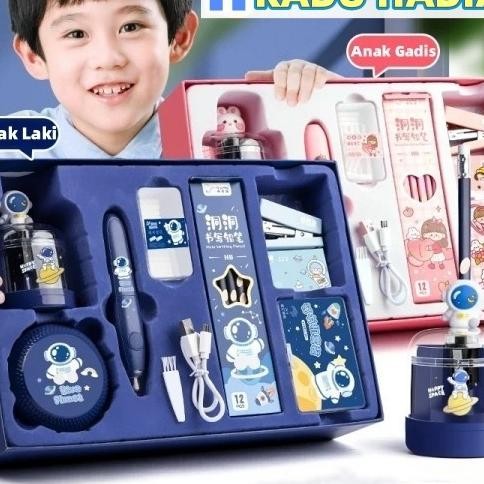 

Cod 12 In 1 Alat Tulis Elektrik Rautan Penghapus Vacuum Pensil Anak Alat Perkakas Belajar Anak Perempuan Kado Electric Stationery Set