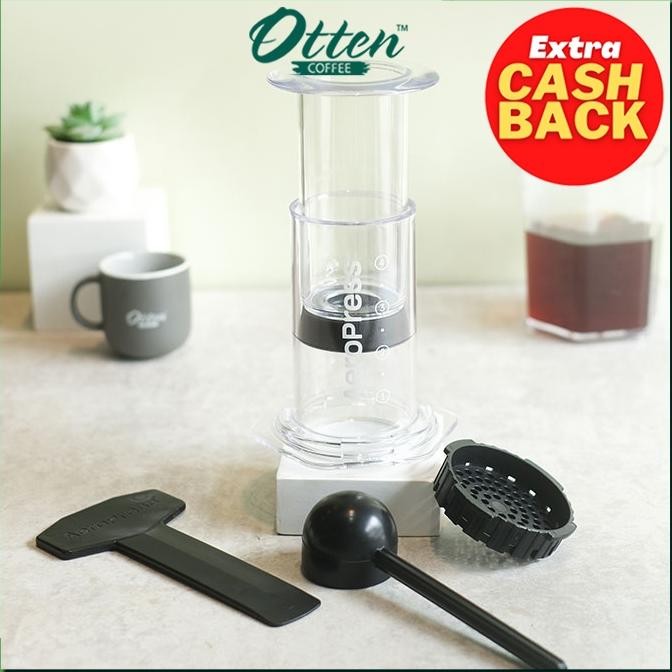 AeroPress - Clear Coffee Press - Alat Kopi Seduh Manual Press Brewer