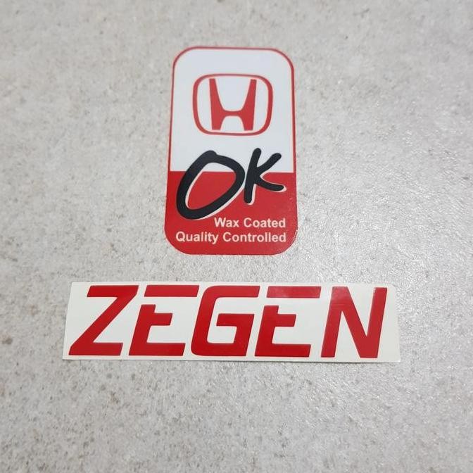 

Silahkan Order] Sticker stiker honda wax coated quality controlled tempel dalam kaca