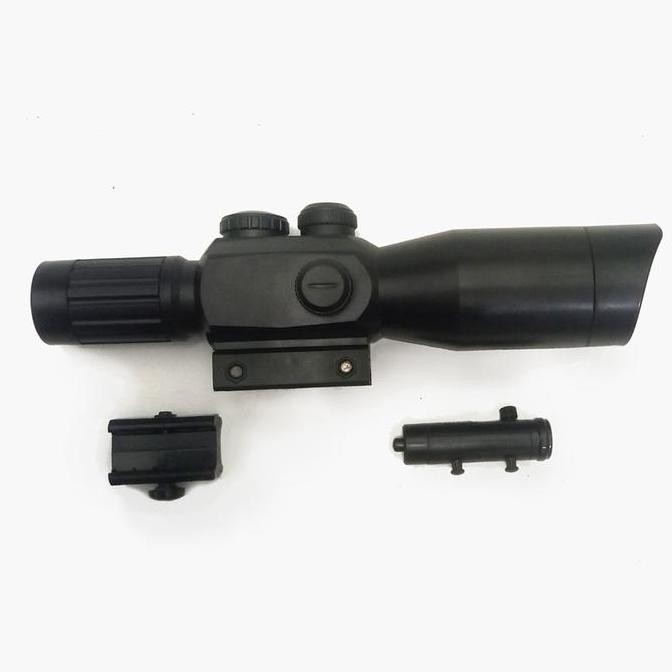Scope dummy Teleskop M9 KODE 7 Zoom skala 1:1 bisa zeroing dcobra wgg