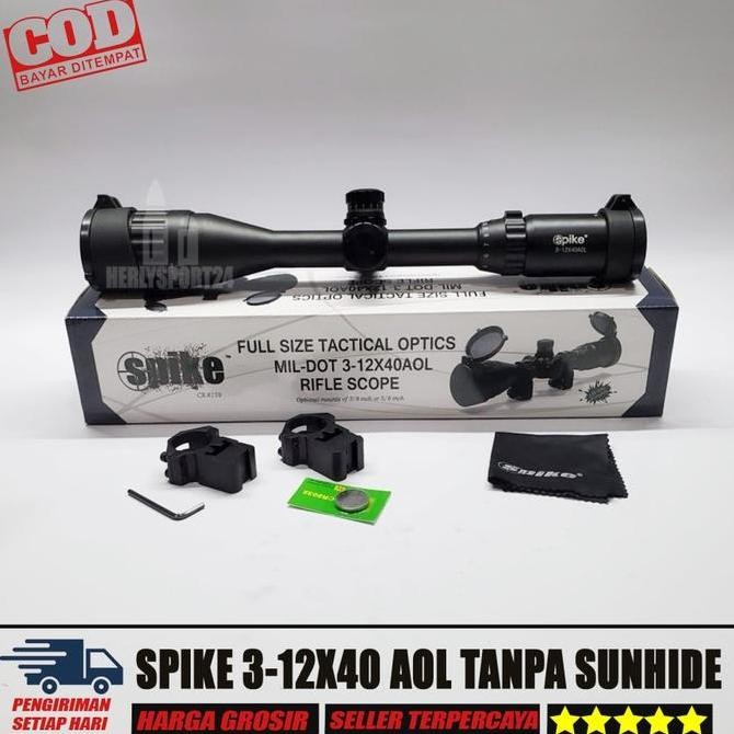 TELESKOP SPIKE 3-12X40 AOL / TELESCOPE SPIKE 3-12X40 AOL TAHAH GETAR