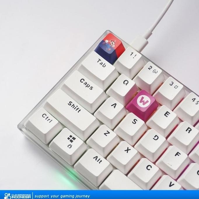 Keycaps Mario Pbt Dye Sub For Mechanical Keyboard Custom Keycap Co