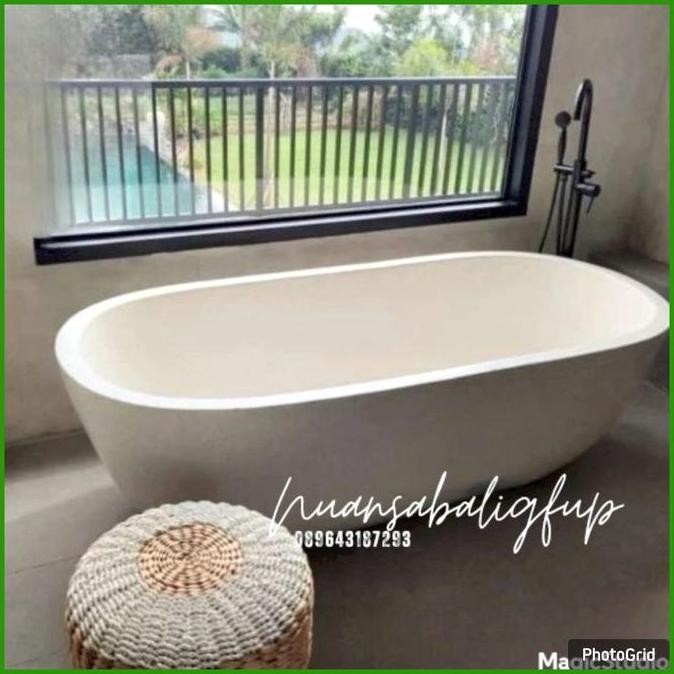 PROMO Bathtub Oval Teraso Panjang 150 cm