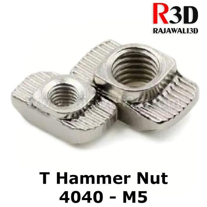 T Nut M5 Tee Nut T Hammer Nut 40-M5 Drop In Aluminium Profile 4040