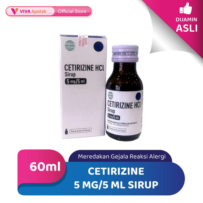Cetirizine 5 mg/5 ml Sirup (60 ml)