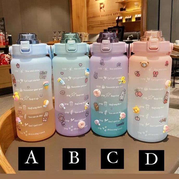 botol minum 2 liter bpa free botol minum anak lucu 2lt