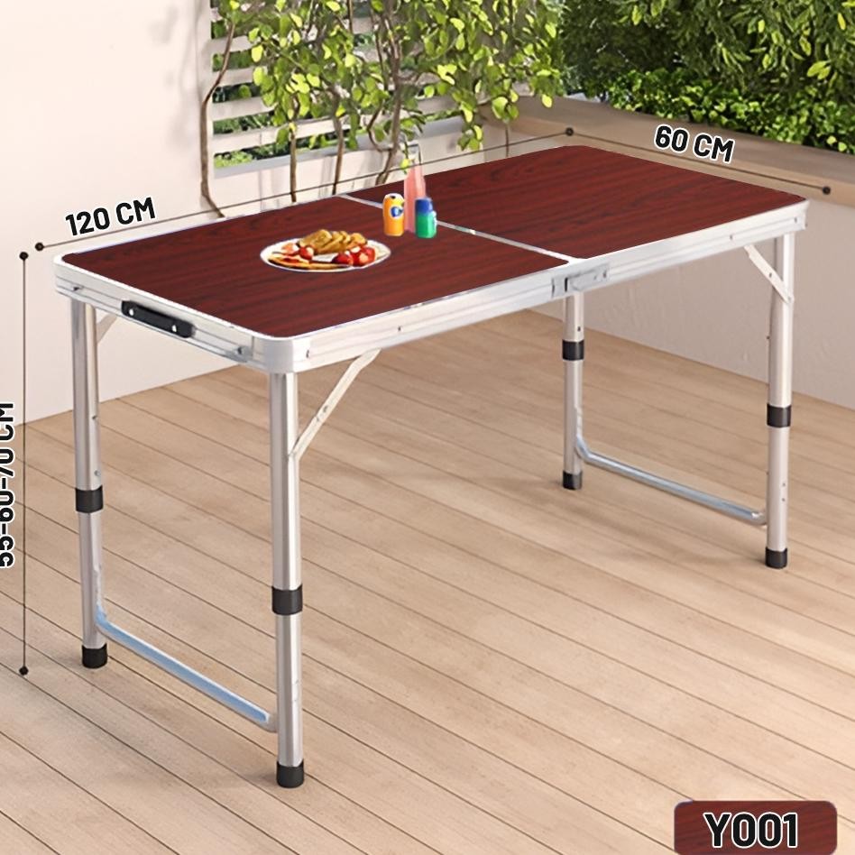 Meja Lipat Portable Meja Koper Meja Makan Lesehan Meja Lipat Kayu Meja Serbaguna