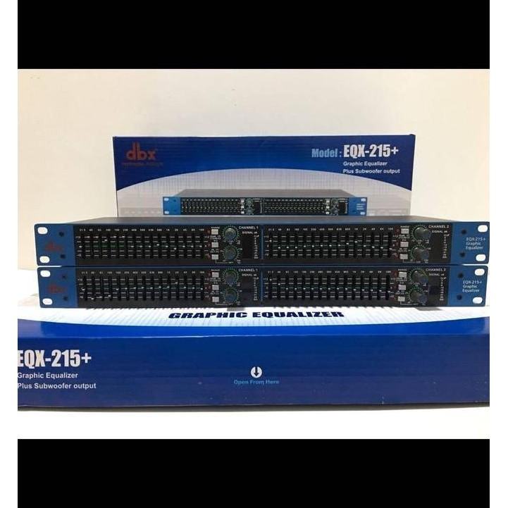 Equalizer Dbx Eqx215+ Eqx 215+ Plus Subwoofer