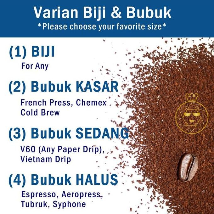 

Blue Lion Coffee Ohayo Cold Brew Blend 1 Kg Kopi