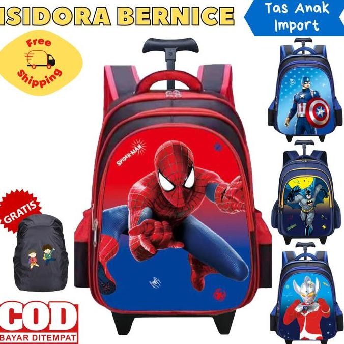 Tas Troli Anak Trolley Tas Koper Anak Sekolah Laki Laki Sd