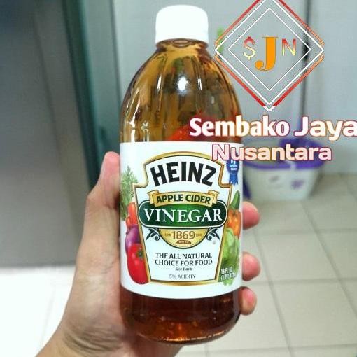 

Cuka Apel/Apple Cider Vinegar Heinz 16Oz/Cukak 500Ml/500Gr/Botol Kaca
