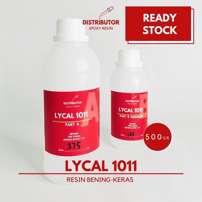 

TERBARU - Resin bening Lycal keras - Lycal 0 - 00 gr