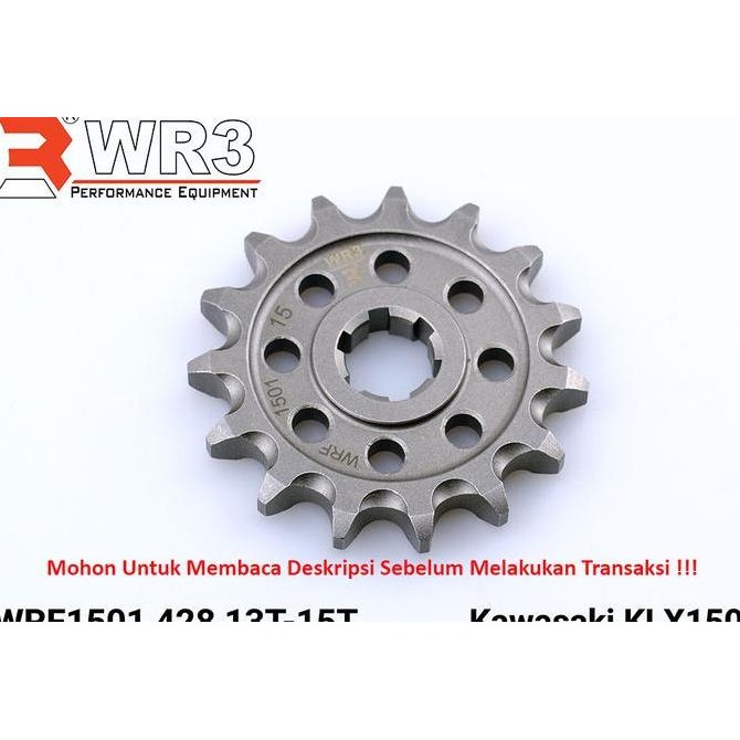 Gear Depan WR3 WRF 1269 520 CBR 600RR CBR 1000RR 428 KLX 150 CRF 150 Original