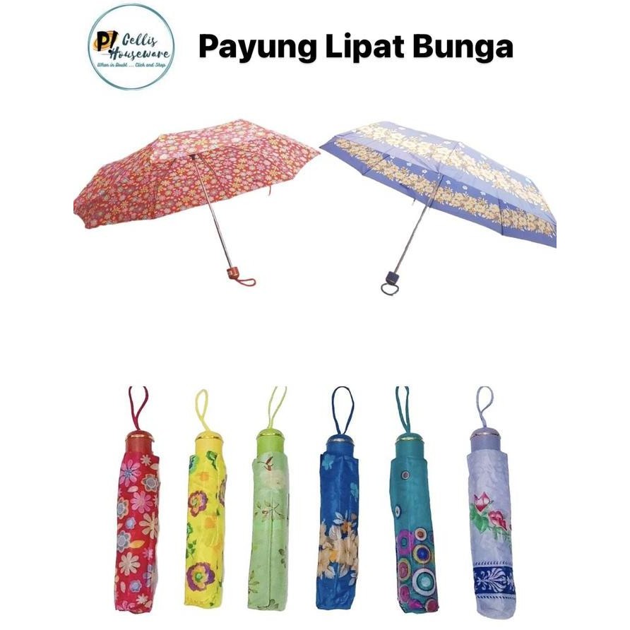 Payung Lipat Bunga