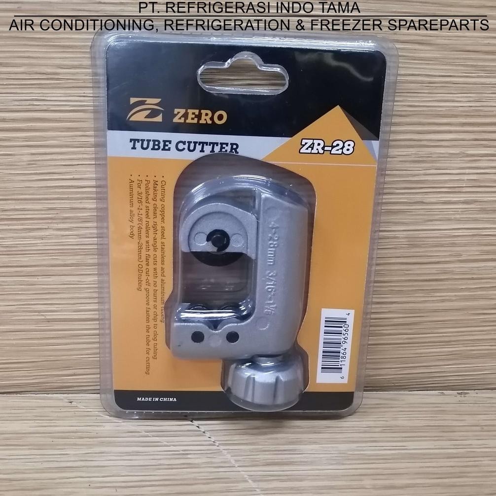 

TUBE CUTTER ZR-28 3/16" - 1 1/8" - PEMOTONG PIPA TEMBAGA