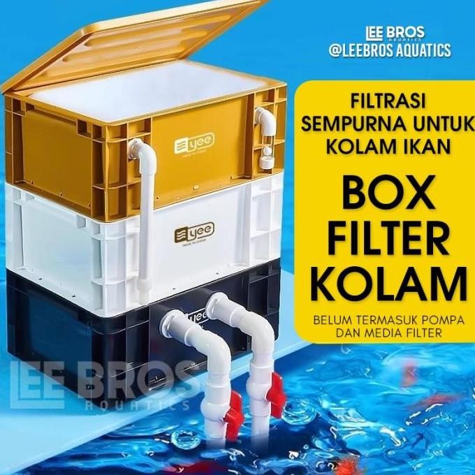 FILTER KOLAM IKAN KOI HIAS / EMBER BIO FILTER KOLAM / TONG FILTER KOLAM IKAN / TRICKLE BOX FILTER KO