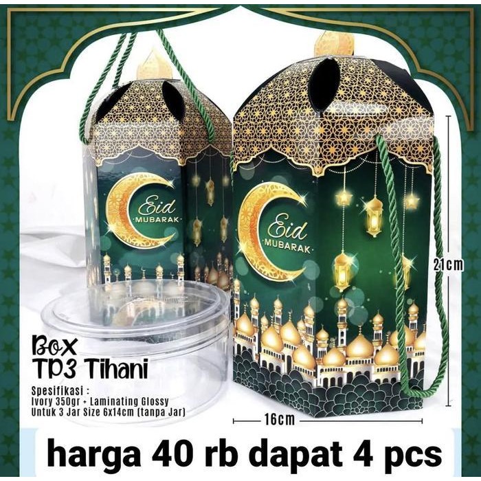 

(Best Saller) Box Tihani - Dus Lebaran (1 Set = 4 Pcs) Bestseller