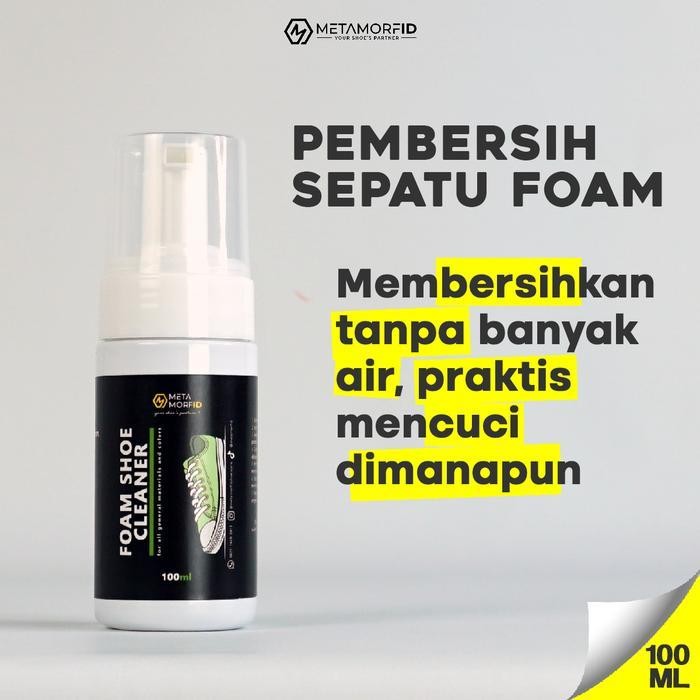 Cod Pembersih Sepatu Tanpa Air Metamorfid Shoes Cleaner Foam 100Ml Ede-78