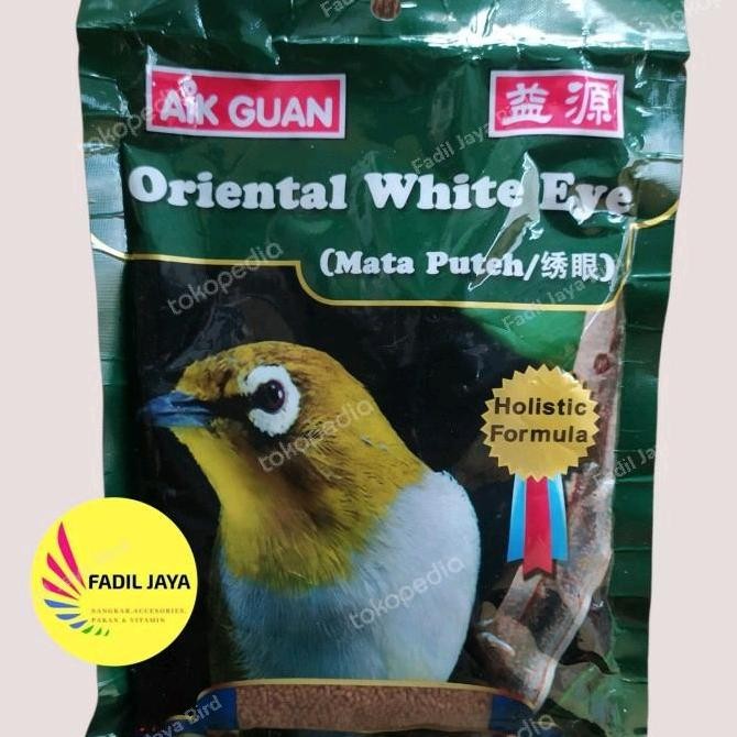 TERMURAH - AIKGUAN VOER AIK GUAN PAKAN PLECI ORIENTAL MATA PUTIH 22 GRAM