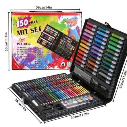 

Edf-62 Crayon Set 150 Pcs / Krayon Set / Art Set / Perlengkapan Menggambar Edf-62