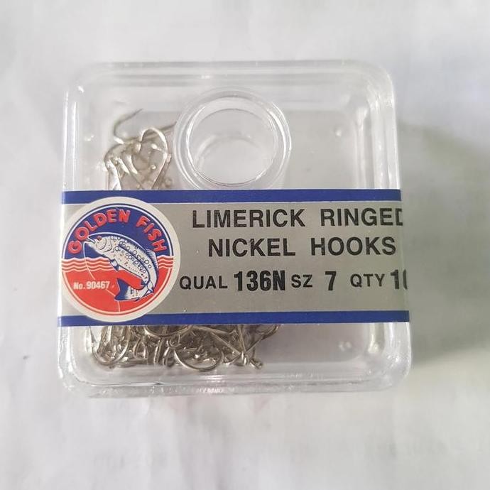 Kail Golden Fish ORIGINAL 136 No 7 isi 100 warna Silver/Perak