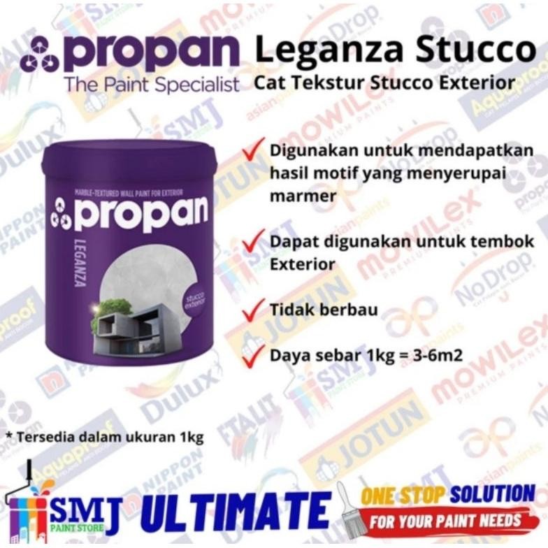 Cat Tembok Tekstur Motif Marmer PROPAN LEGANZA STUCCO EXTERIOR STE-245 1kg aSt