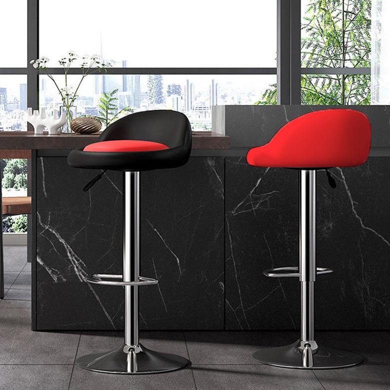 Kursi Bar Hidrolik Kursi Mini Bar Bar Stool Bangku Cafe Kursi Salon Bulat Stool Hidrolik aSt