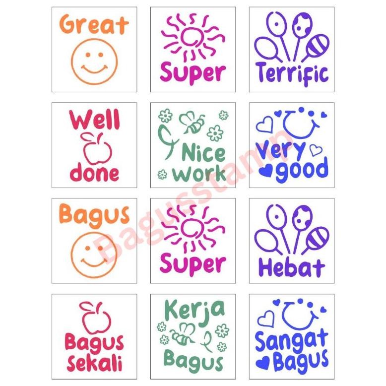 

Ad-56 Stempel Guru Rewards Penilaian Teacher Stamp Sd Tk Ad-56