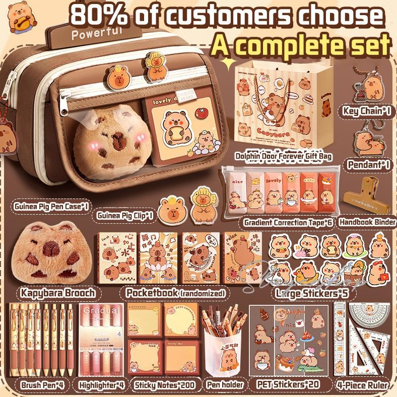 

Uj-32 Capybara Tempat Alat Tulis Kotak Pensil Aesthetic Tas Penatempat Pencil Tas Pensil Kapasitas Besar