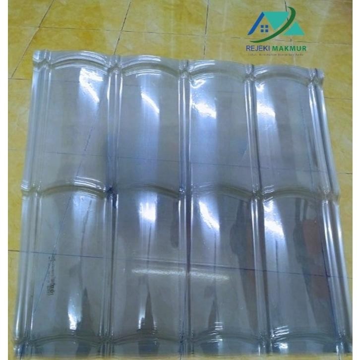 Genteng Bening PVC 8 daun Genteng metal fiber transparan 2x4 minimalis aSt