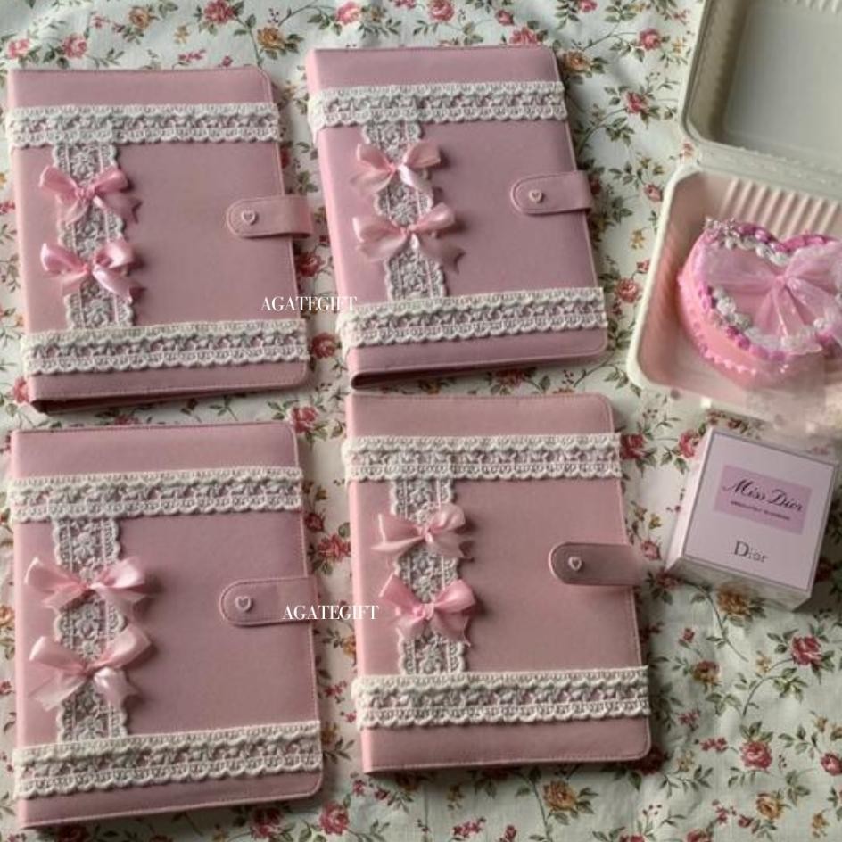 

Real Pic The Coquette Diary Binder B5 26 Ring Journal Planner Agenda Buku Notebook Aesthetic