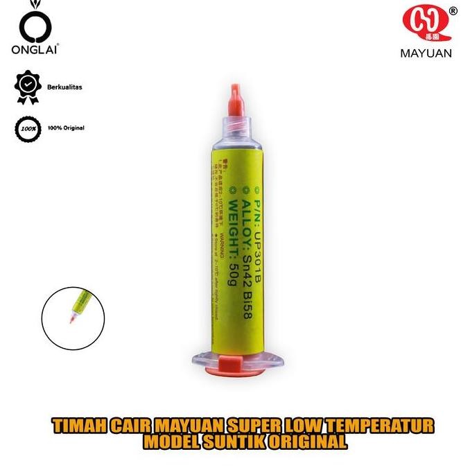Bst Ready Timah Cair Mayuan Super Low Temperatur Model Suntik Timah Pasta Original Best Seller