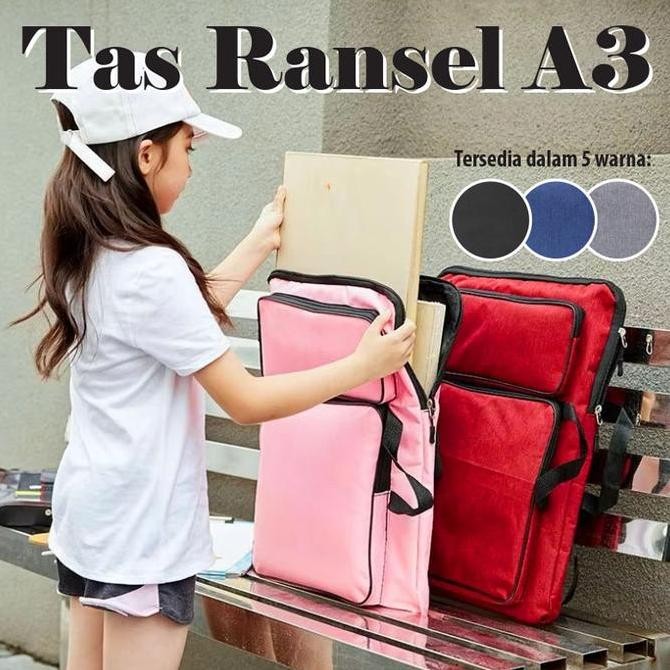 Backpack Tas Ransel A3 Gambar Arsitek Lukisan Anak