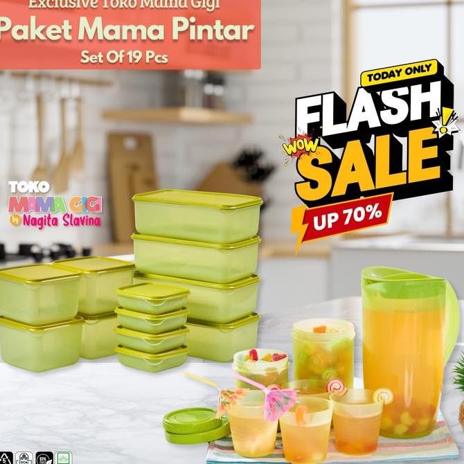 Cpm Exclusive Toko Mama Gigi Paket Mama Pintar Set Of 19 Pcs ( Takeru Set 12 + Teko Tokio Set )