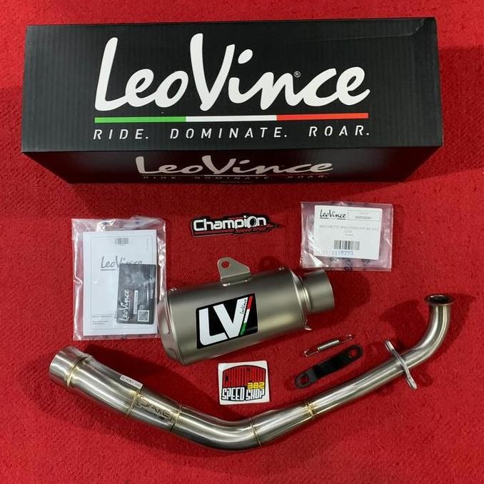 Knalpot Leovince LV 10 LV10 Stainless ORI Italy All New NMAX 2020-2023