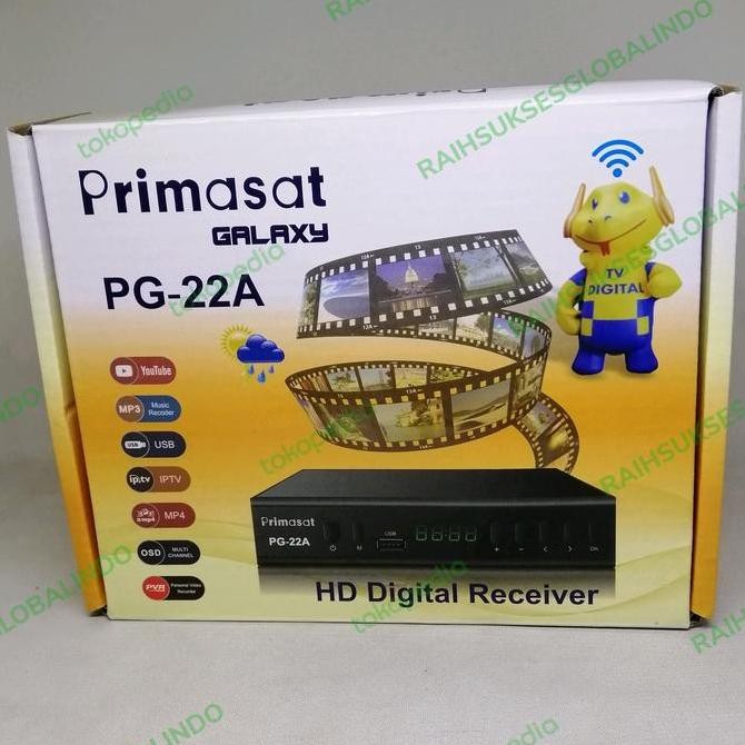 TERBARU - Set Top Box TV Digital Primasat PG-22A
