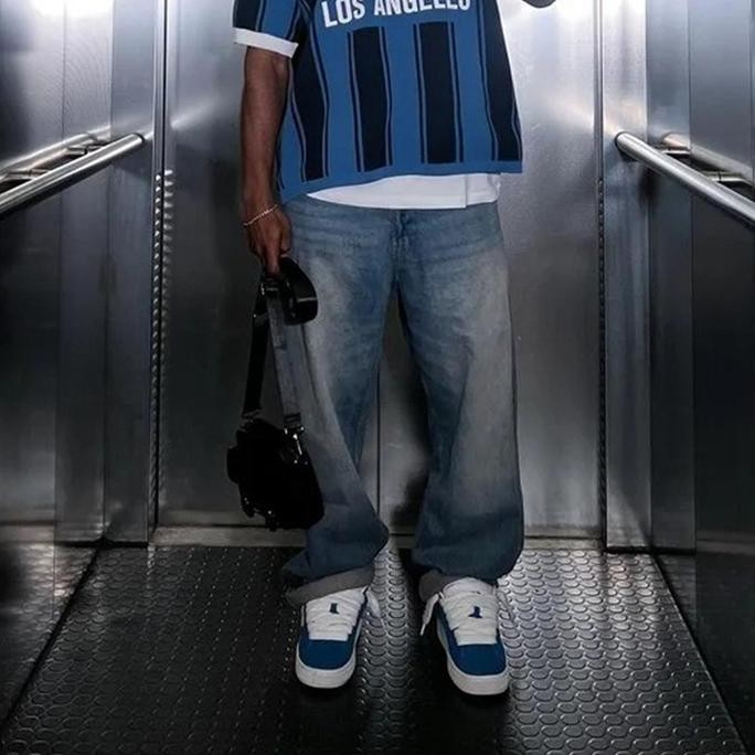 Murah Hypestore Celana Jeans Pria Bershka Men Faded Skater Jeans